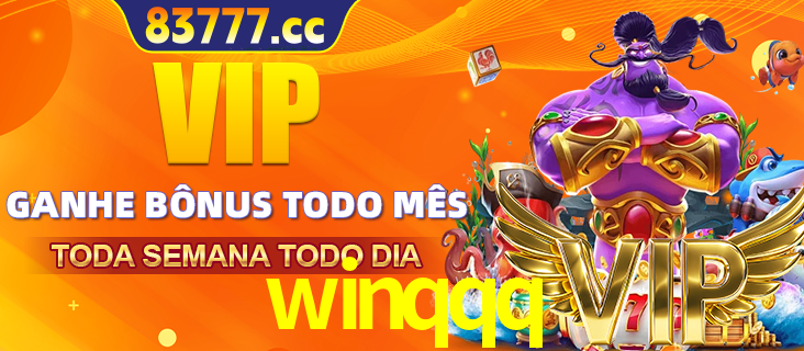 Banner promocional do winqqq oferecendo 100% de recompensas adicionais contínuas para quem fizer o login diário (Daily sign-in), com um mascote de coelho.