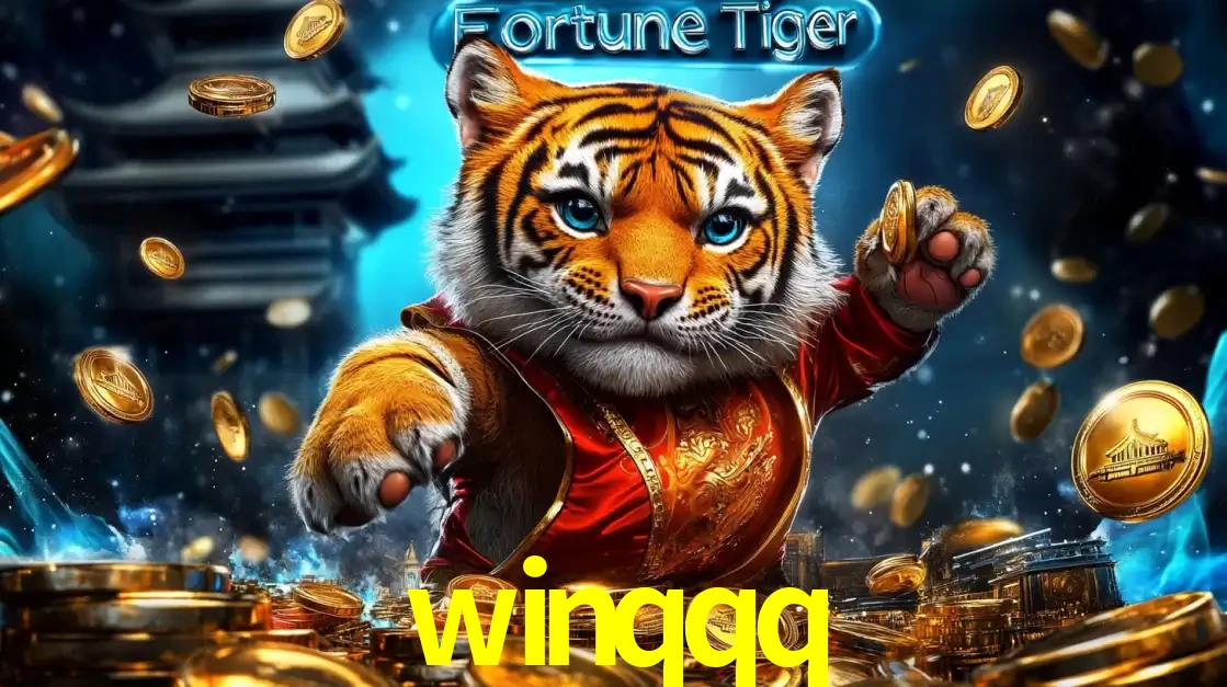 Imagem promocional do jogo de slot Fortune Tiger, com um tigre majestoso em traje tradicional cercado por uma fortuna em moedas de ouro, disponível agora no cassino winqqq.