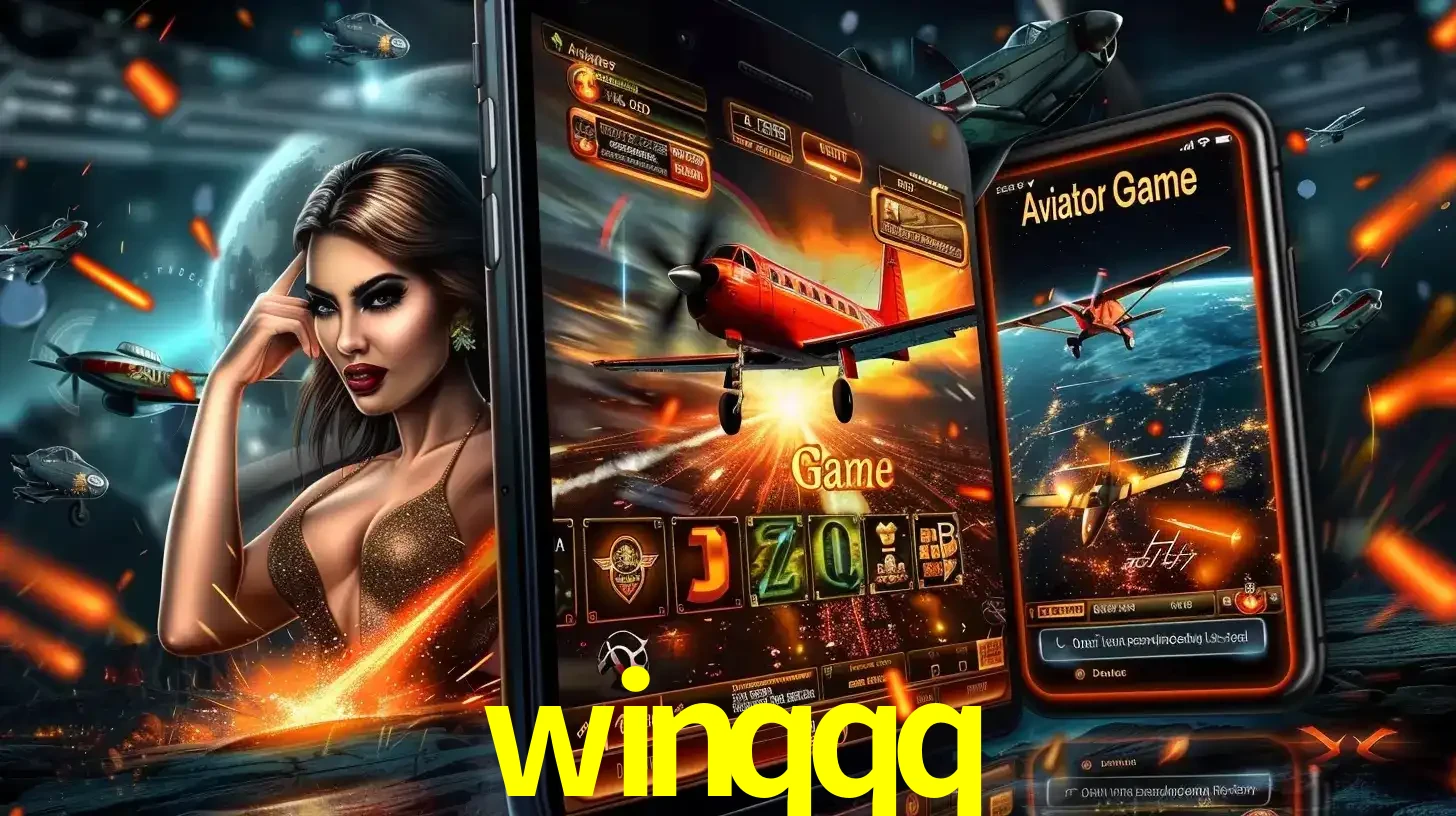 Mulher estilosa cercada por telas que exibem a jogabilidade do Aviator, capturando a intensidade e a estratégia deste popular crash game oferecido pelo winqqq.